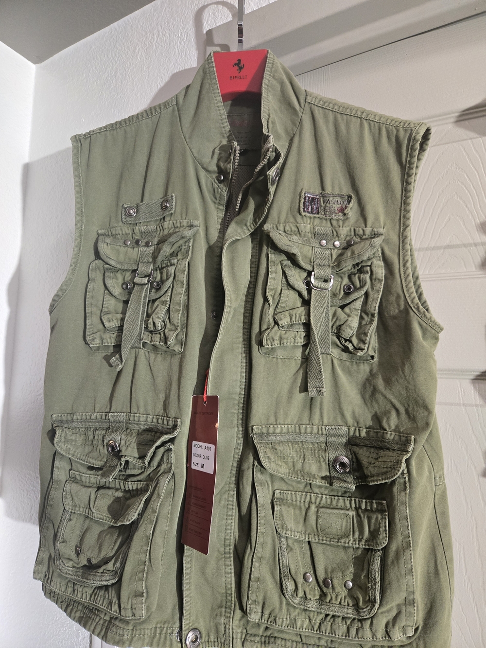 NEW- Utility Field Vest - Olive Green